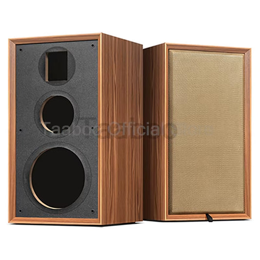8 Inch Three-Way Labyrinth Speaker Empty Box Bookshelf Speaker Home Speaker DIY Hifi Audio Wooden Handmade Box Passive Speaker